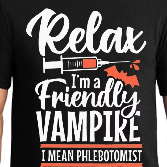 Funny Vampire Phlebotomist Phlebotomy Technician Tech Nurse Pajama Set