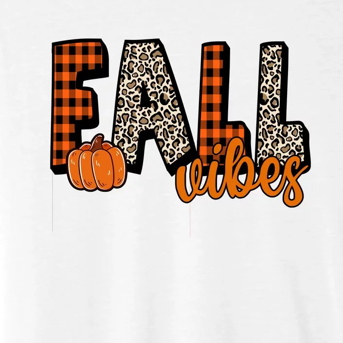 Fall Vibes Pumpkin Plaid Cheetah ChromaSoft Performance T-Shirt