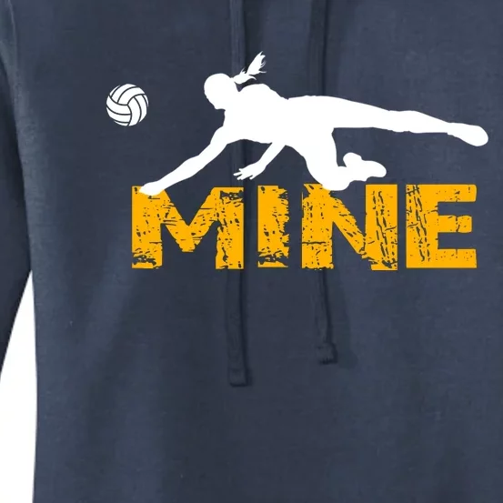 Funny Volleyball Player Gift For Love Women's Pullover Hoodie