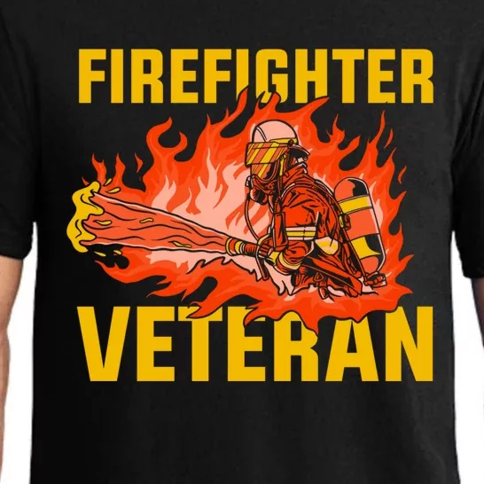 Firefighter Veteran Retiree Retired Retiret Fire Fighter Gift Pajama Set