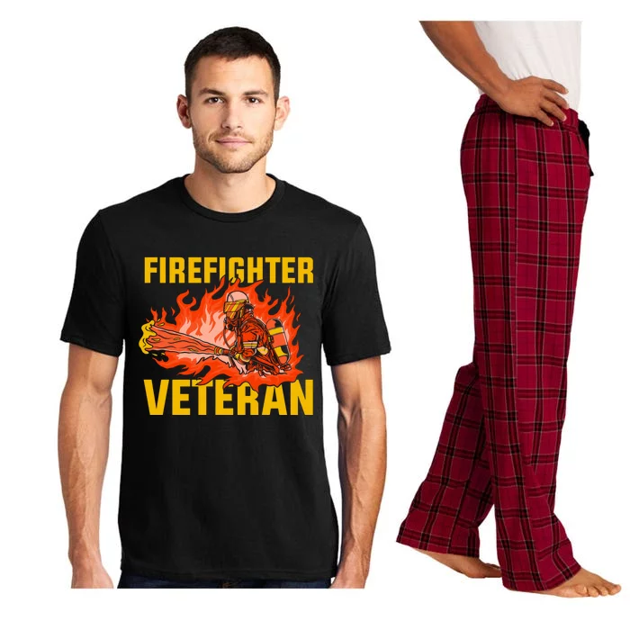 Firefighter Veteran Retiree Retired Retiret Fire Fighter Gift Pajama Set