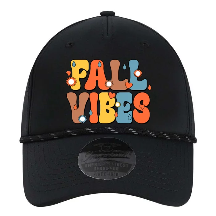 Fall Vibes Retro Groovy Cute Performance The Dyno Cap