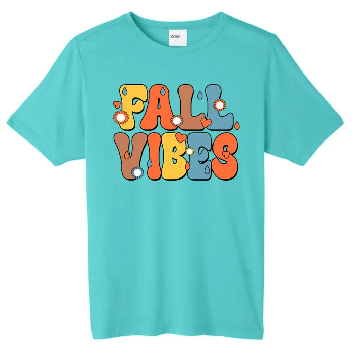 Fall Vibes Retro Groovy Cute ChromaSoft Performance T-Shirt