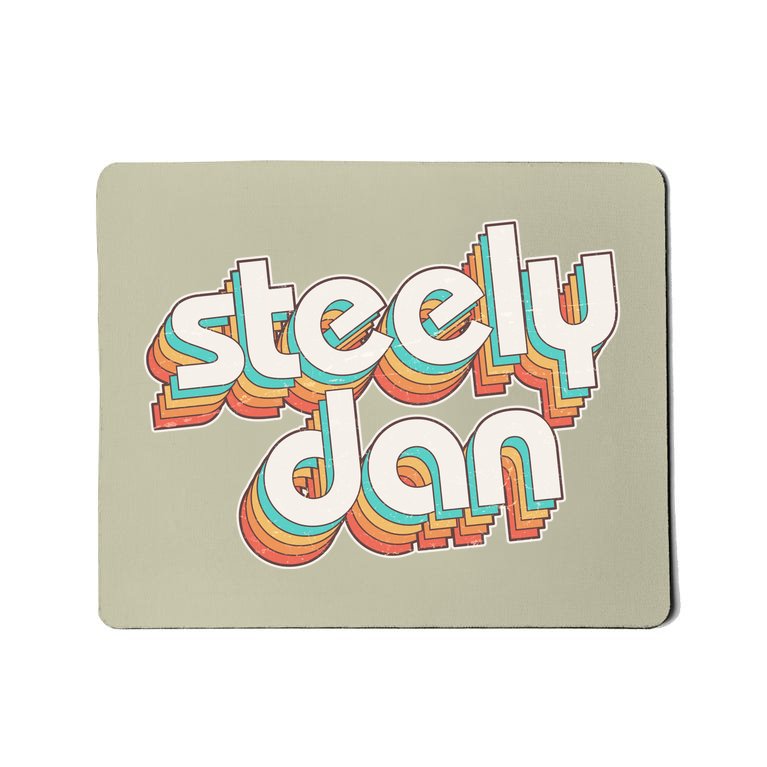 Funny Vintage Retro Steely Dan Logo Mousepad