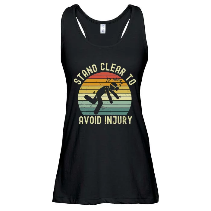 Funny Virtual Reality Vr Stay Clear To Avoid Injury Ladies Essential Flowy Tank