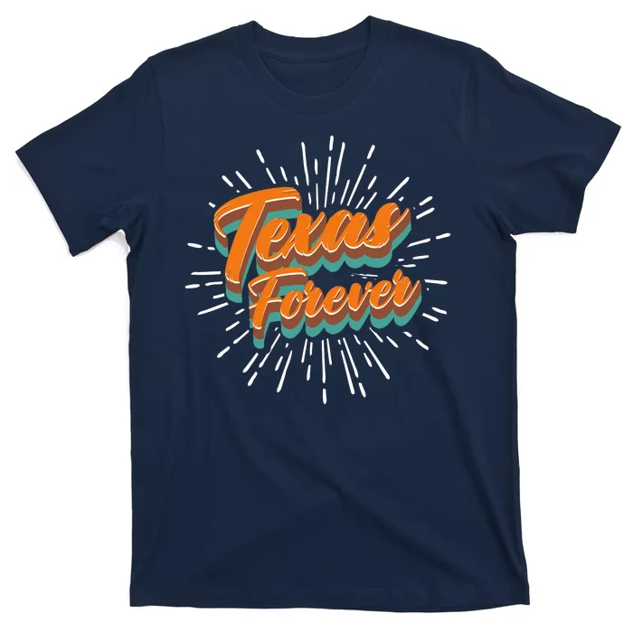 Funny Vintage Retro Starburst Texas Forever T-Shirt