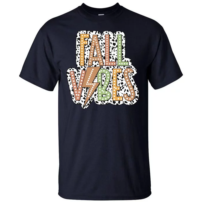 Fall Vibes Retro Autumn Patterns Tall T-Shirt