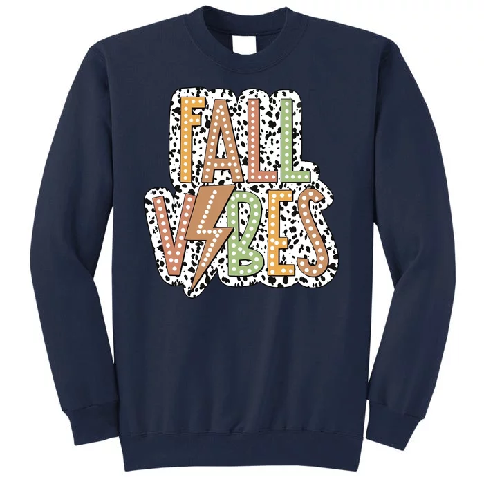 Fall Vibes Retro Autumn Patterns Tall Sweatshirt