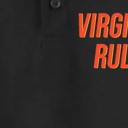 Funny Virginity Rules Funny Virgin Men Women Dry Zone Grid Performance Polo