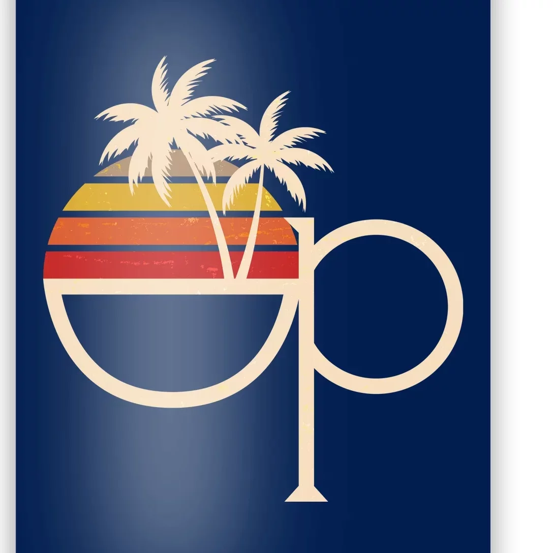 Funny Vintage Retro OP Ocean Pacific Logo Poster