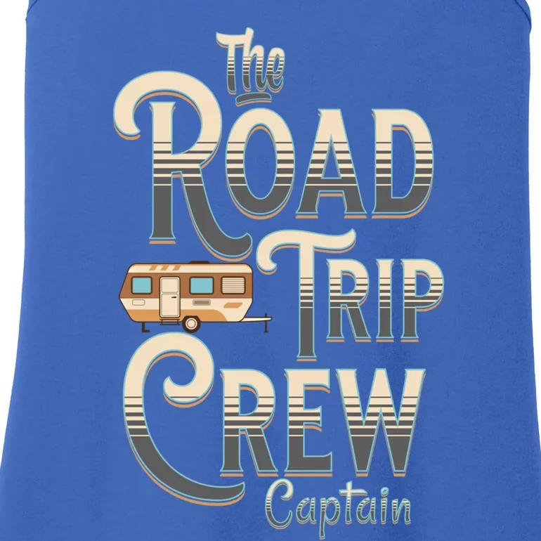 Family Vacation Road Trip Crew Captain Travel Trailer Gift Ladies Essential Tank