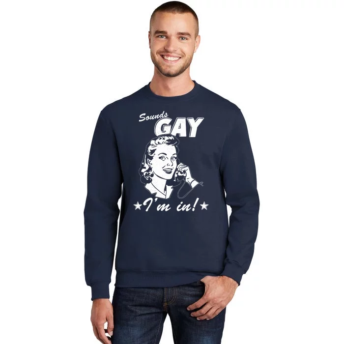 Funny Vintage Retro Sounds Gay I'm In Sweatshirt