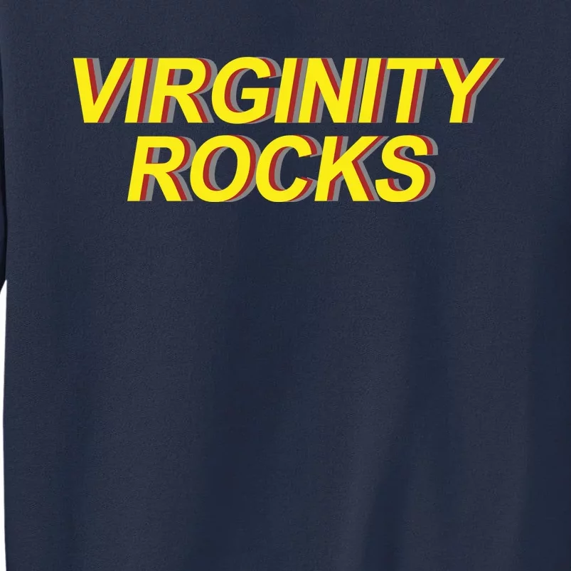 Funny Virginity Rocks Retro Funny Sweatshirt