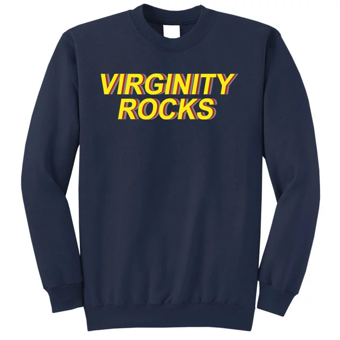 Funny Virginity Rocks Retro Funny Sweatshirt