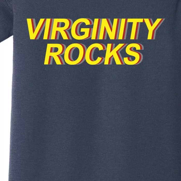 Funny Virginity Rocks Retro Funny Baby Bodysuit