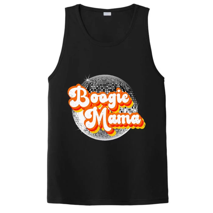 Funky Vintage Retro Disco Dancer 70s Boogie Mama Party Theme Performance Tank