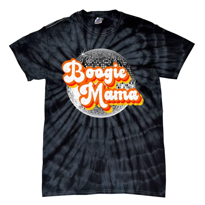 Funky Vintage Retro Disco Dancer 70s Boogie Mama Party Theme Tie-Dye T-Shirt