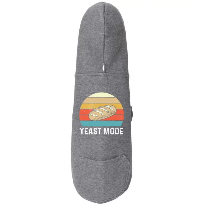 Funny Vintage Retro Yeast Mode Bread Baking Gift For Bakers Bakery Sourdough Gif Doggie 3-End Fleece Hoodie