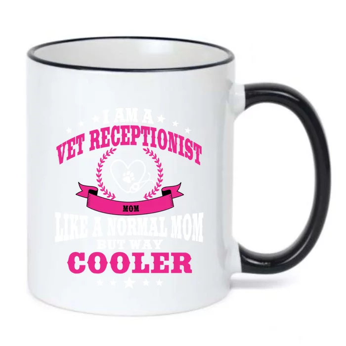 Funny Vet Receptionist Mom Outfit Great Gift Black Color Changing Mug