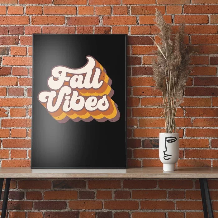 Fall Vibes Retro Fall Poster