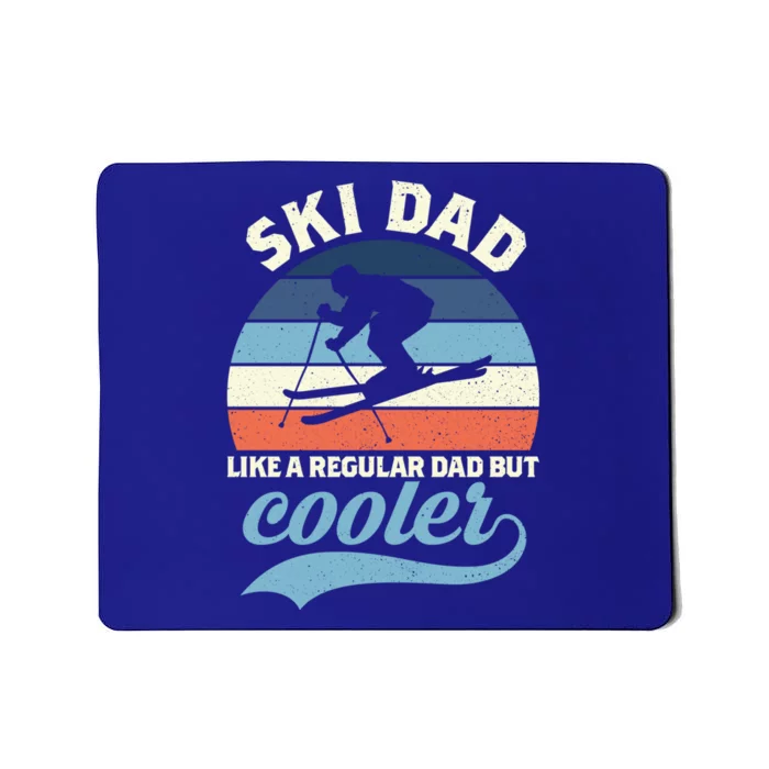 Funny Vintage Ski Dad Skiing Gift Skiing Dad Retro Funny Gift Mousepad