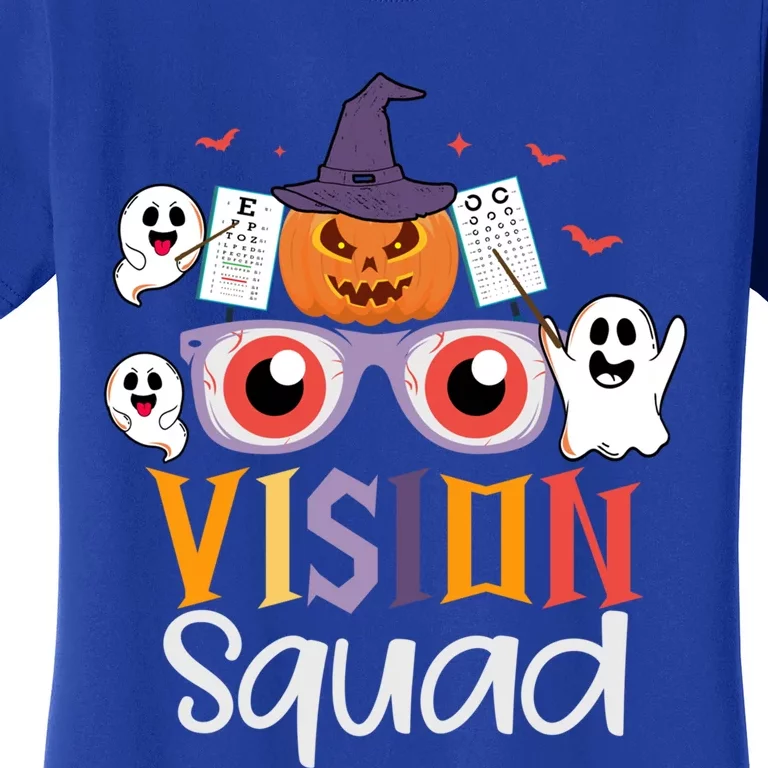 Funny Vision Squad Optometry Doctor Halloween Funny Gift Women's T-Shirt