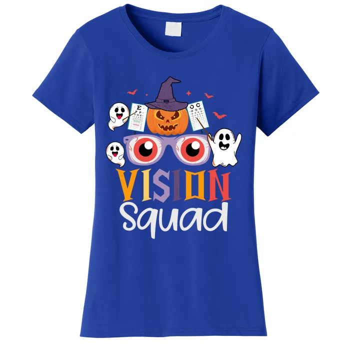 Funny Vision Squad Optometry Doctor Halloween Funny Gift Women's T-Shirt