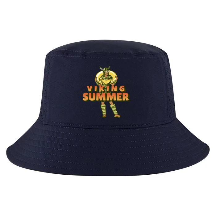 Funny Viking Summer Beach Vibes Vacay Mode Norse Funny Gift Cool Comfort Performance Bucket Hat