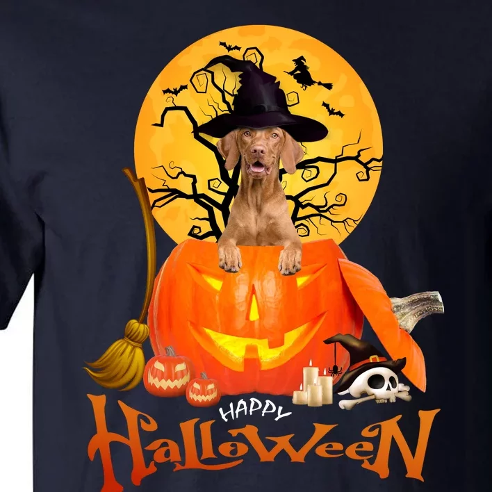 Funny Vizsla Spooky Halloween Tall T-Shirt