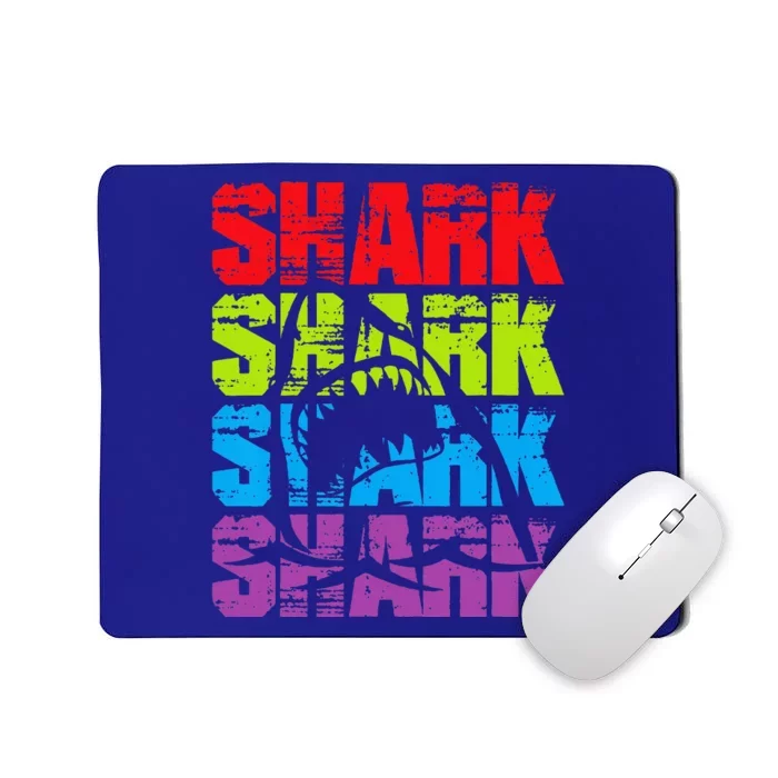 Funny Vintage Shark Design For Basking Goblin Shark Lovers Mousepad