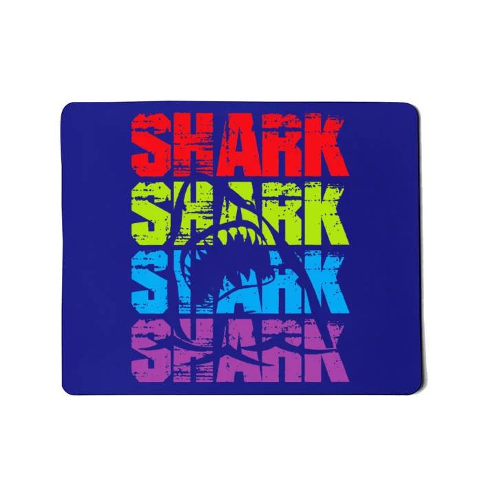 Funny Vintage Shark Design For Basking Goblin Shark Lovers Mousepad