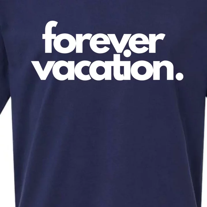 Forever Vacation Summer Break Sueded Cloud Jersey T-Shirt