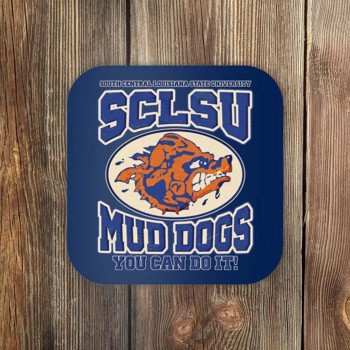 Funny Vintage SCLSU Mud Dogs Classic Football Coaster