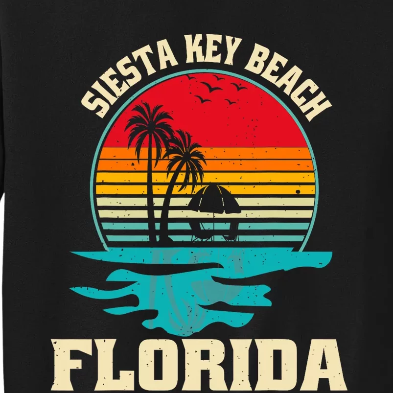 Family Vacation Siesta Key Beach Florida Palm Tree Sweatshirt