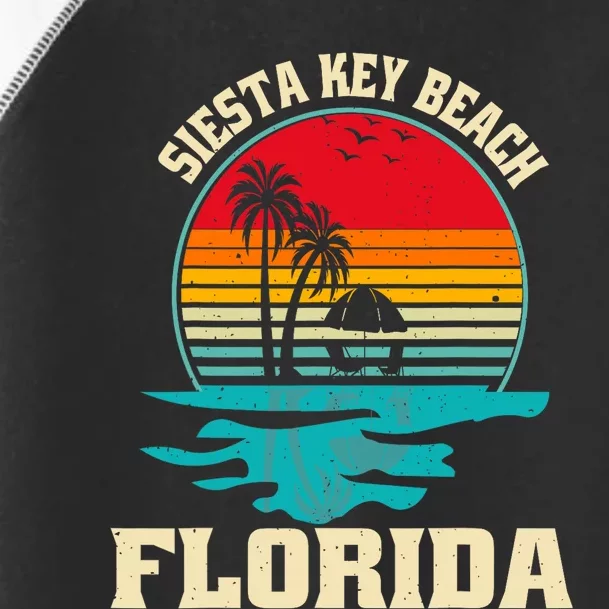 Family Vacation Siesta Key Beach Florida Palm Tree Toddler Fine Jersey T-Shirt