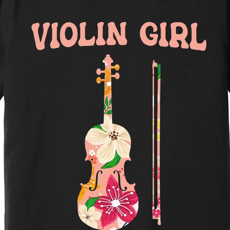 Funny Violin Stringed Musical Instrument Violin Premium T-Shirt