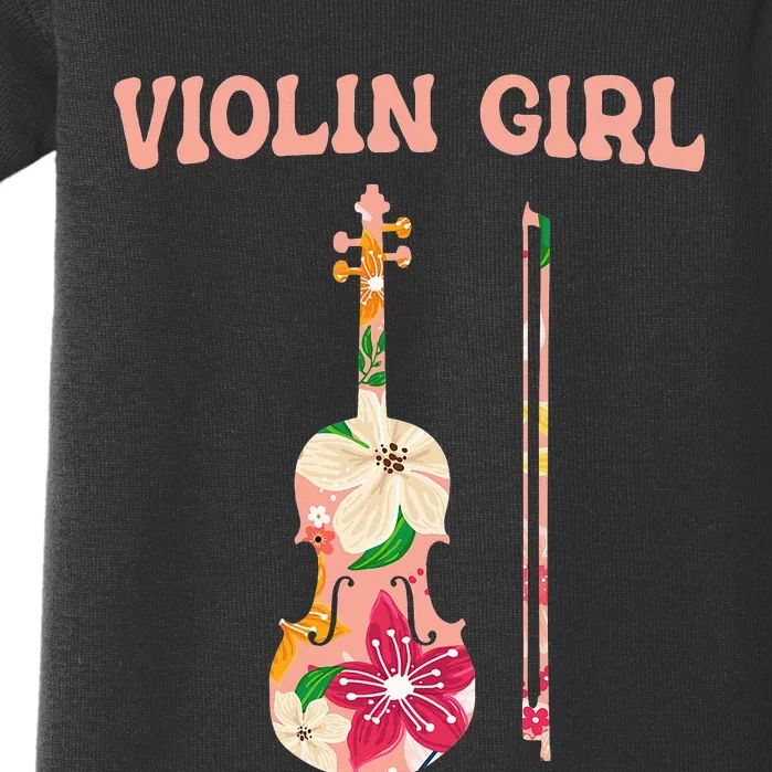 Funny Violin Stringed Musical Instrument Violin Baby Bodysuit