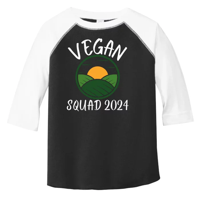 Funny Vegan Squad Vegetarian Veganism Diet Men Women Funny Vegan Toddler Fine Jersey T-Shirt