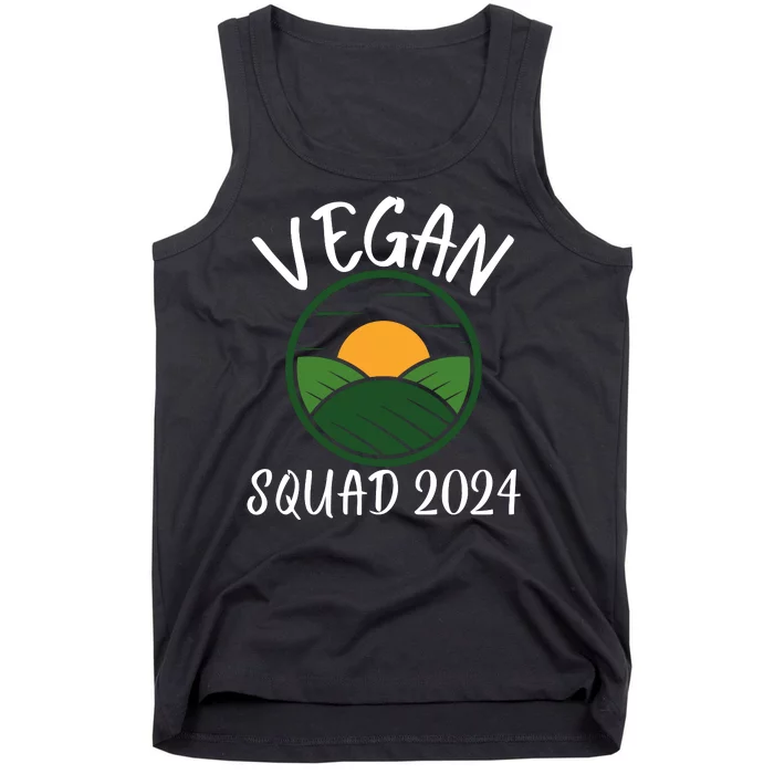 Funny Vegan Squad Vegetarian Veganism Diet Men Women Funny Vegan Tank Top