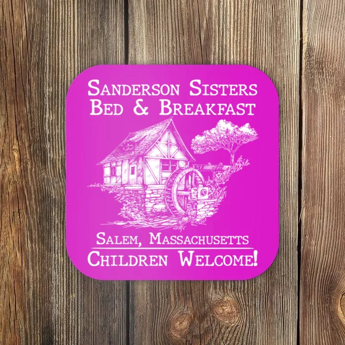 Funny Vintage Sanderson Sisters Bed And Breakfast Coaster