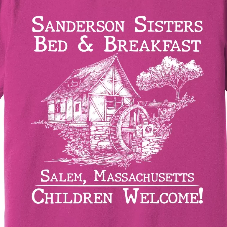 Funny Vintage Sanderson Sisters Bed And Breakfast Premium T-Shirt