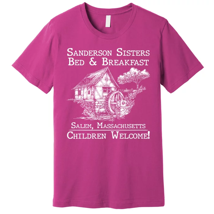 Funny Vintage Sanderson Sisters Bed And Breakfast Premium T-Shirt