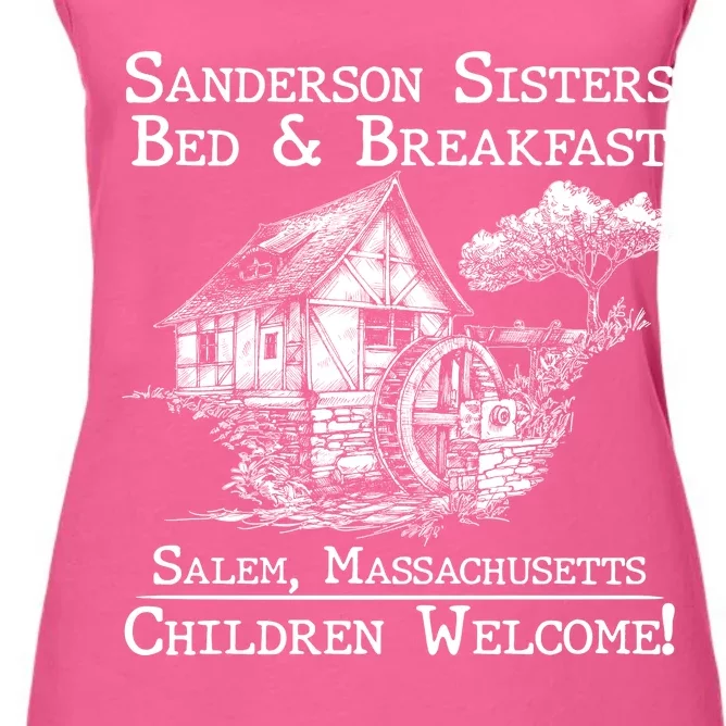 Funny Vintage Sanderson Sisters Bed And Breakfast Women's Racerback Tank