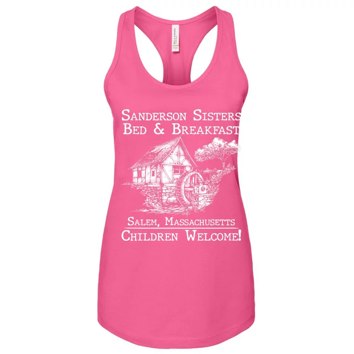 Funny Vintage Sanderson Sisters Bed And Breakfast Women's Racerback Tank