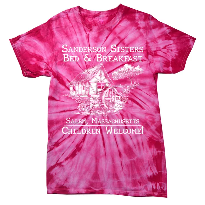 Funny Vintage Sanderson Sisters Bed And Breakfast Tie-Dye T-Shirt