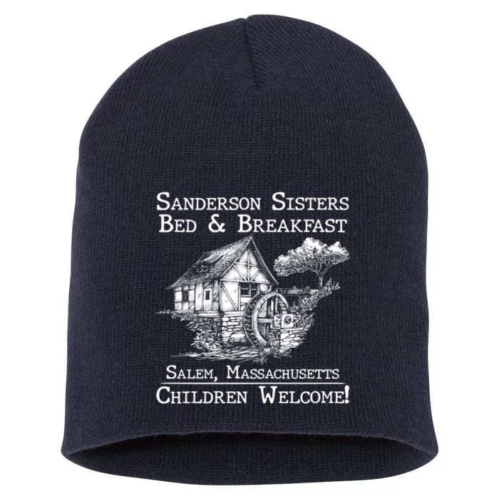 Funny Vintage Sanderson Sisters Bed And Breakfast Short Acrylic Beanie