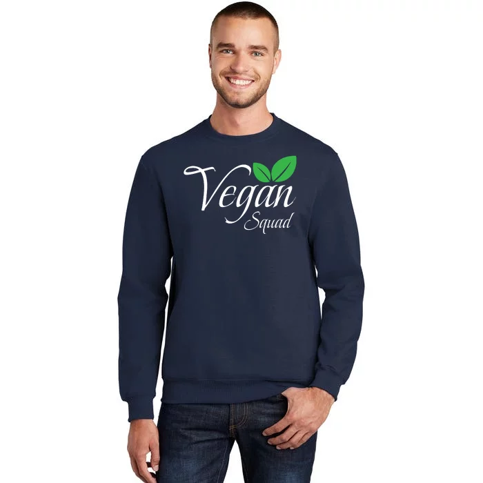 Funny Vegan Squad Vegetarian Veganism Diet Men Women Funny Vegan Tall Sweatshirt