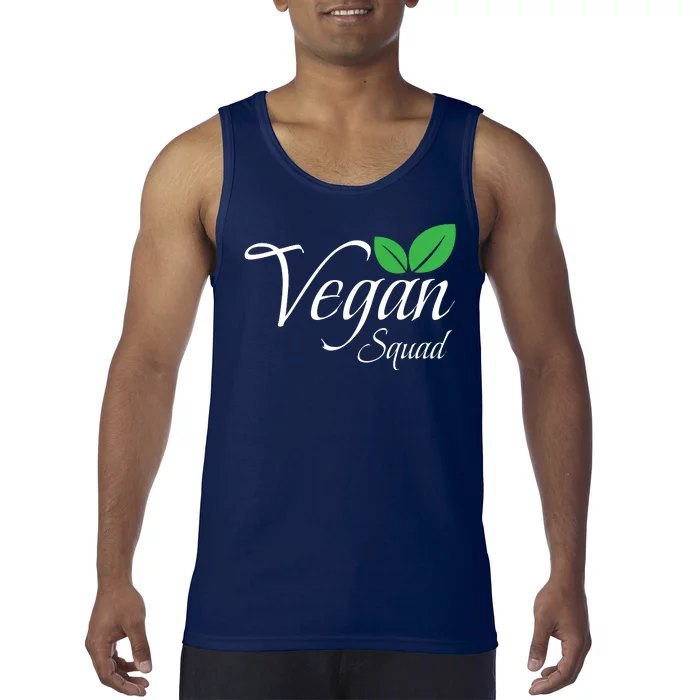 Funny Vegan Squad Vegetarian Veganism Diet Men Women Funny Vegan Tank Top