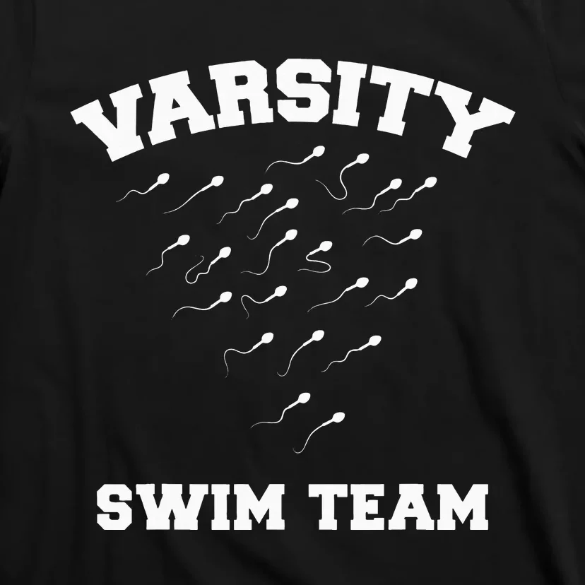 funny Varsity Swim Team Swimming Sperm T-Shirt