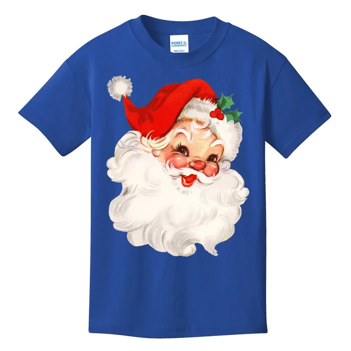 Funny Vintage Santa Claus Matching Family Christmas Pajamas Funny Gift Kids T-Shirt